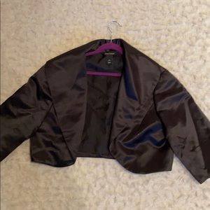 Black White House Black Market bolero